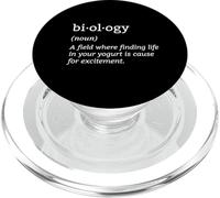 Biología Definición Organismo Genética Ciencia Microbiólogo PopSockets PopGrip para MagSafe