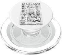 Biología Diagrama de microscopio electrónico Biólogo Científico Laboratorio PopSockets PopGrip para MagSafe