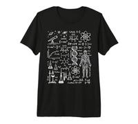 Biología Física Química Matemáticas Astronomía Ciencia Símbolos Camiseta Premium