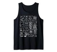 Biología Física Química Matemáticas Astronomía Ciencia Símbolos Camiseta sin Mangas