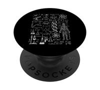 Biología Física Química Matemáticas Astronomía Ciencia Símbolos PopSockets PopGrip Adhesivo