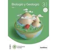 BIOLOGIA Y GEOLOGIA 3ESO MOCHILA LIGERA CONSTRUYENDO MUNDOS SANTILLANA