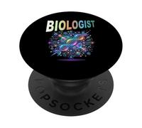 BIÓLOGO Científico Biología Ciencia Amante Ciencias Naturales PopSockets PopGrip Adhesivo