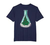Biólogo Navidad Científico - Ciencias Profesor Biología Camiseta, Hombre Tallas Grandes, Azul Marino, 4X Alto