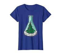 Biólogo Navidad Científico - Ciencias Profesor Biología Camiseta, Mujer, Azul Real, S