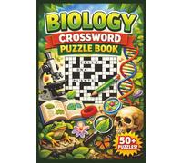 Biology Crossword Puzzle Book 50+ Puzzles: Crossword Puzzles with Easy to Read Print about Biology, Ecology, Animals and More | 6x9 inches, 120 pages ... Gift for Vacations, Holidays and Relaxation