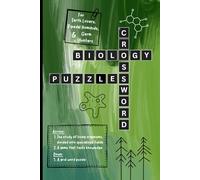 Biology Crossword Puzzle: Themed Crosswords for Adults With Easy to Read Print | Educational Puzzles for Biology Lovers, Students, Science, ... Students, Road Trips, Vacations, and more