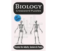 Biology Crossword Puzzles: Crossword Puzzles with Easy to Read Print about Biology, Science and more | 6x9 inches, 120 pages | 50+ Puzzles ... Gifts for Vacations, Holidays and Relaxations