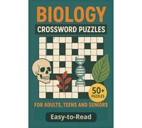 Biology Crossword Puzzles: Large Print | 50+ Clever Biology Crosswords | 6x9 Travel Size | Ideal for Lab Breaks, Coffee Nooks & Curiously Calm Moments
