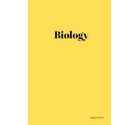 Biology Hardcover Notebook for Students: | Graph Paper Notebook for Students & Teachers | 6x9 inches, 80 Pages of Grid Paper | Yellow Matte HardCover | Ideal for School & College Use