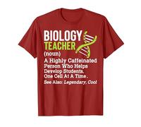 Biology Science Teacher Definition Biologist Back To School Camiseta, Hombre, Arándano, S