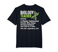 Biology Science Teacher Definition Biologist Back To School Camiseta, Hombre Tallas Grandes, Negro, 4X Alto