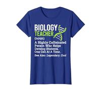 Biology Science Teacher Definition Biologist Back To School Camiseta, Mujer, Azul Real, XS