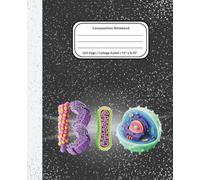 Biology-Themed Science Composition Notebook with Cute Cell Biology Design: Journal for Cell or Molecular Biology, Lab, or Research Notes | Perfect for ... Students and Science Lovers (College Ruled)
