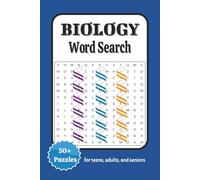 Biology Word Search: Fun and Educational for Biology Lovers of all Ages | 110 pages, 50+ puzzles | Gift for Vacations, Holidays, and Free Times