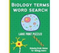 Biology Word Search Puzzle Book for Students: Fun & Educational Biology Terms Puzzles for Teens & Adults Improve Vocabulary, Memory & Exam Prep (Fun Themed-word search)