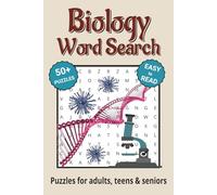Biology Word Search Puzzle Book: Search with Easy to Read Print about Biology and More | 6x9 inches, 110 pages | 50+ Puzzles ... Gifts for Vacations, Holidays & Free Times