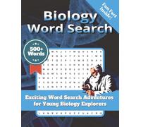 Biology Word Search Puzzle Book: Word Searches with Easy to Read Print about biology, plants, cells, ecosystem and more | 8.5x11 inches, 113 pages | ... Gift For Vacation, Holiday, and Free Times.