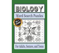 Biology Word Search Puzzles: Word Searches with Easy to Read Print about Biology and Life Science! / 6x9 inches, 110 pages / 50+ Puzzles...Gift for Vacations, Holidays, and Relaxation