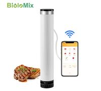 BioloMix-cocina inteligente Wifi Sous Vide de cuarta generación, circulador de inmersión térmica súper delgado, resistente al agua IPX7, con Control por aplicación WHITE SV-9001