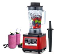BioloMix Licuadora Profesional para Smoothies 2200W,Licuadora para Batidos de Frutas y Verduras,6 Velocidades Ajustables y 2 litros Jarra Tritan,Sin BPA,Rojo (A8800)