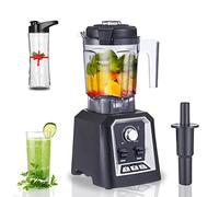 BioloMix Licuadora Profesional para Smoothies 2200W,Licuadora para Batidos de Frutas y Verduras,6 Velocidades Ajustables y 2 litros Jarra Tritan,Sin BPA,Rojo (T5800)