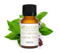 BioM Laboratorio della Natura - Aceite Esencial de Menta Piperita Puro BIO - 10 ml - 100 % Natural - 100 % Italiano - Energizante para Difusores, Uso Alimentario y Masajes - Certificado OEBBD