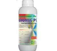 BIOMAG Abono Orgánico Nitrogenado Fluido con Magnesio Aminoquelado y Aminoácidos - Estimulante de la Fotosíntesis y Reverdeciente para Plantas y Huerto - Formato Profesional 1 L