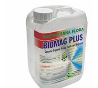 BIOMAG Abono Orgánico Nitrogenado Fluido con Magnesio Aminoquelado y Aminoácidos - Estimulante de la Fotosíntesis y Reverdeciente para Plantas y Huerto - Formato Profesional 5 L