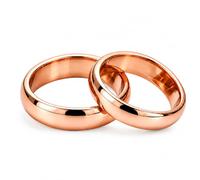 BioMag Anillo de cobre puro para hombres y mujeres, anillo clásico pulido | 100% cobre puro; acabado pulido espejo; banda cerrada clásica tamaño 11; bordes redondeados suaves; joyería minimalista