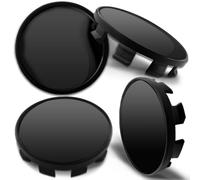 Biomar Labs Compatible con BMW Tapacubos de Centro de Ruedas, un Conjunto Tapas para Llantas de 4 Piezas 68 mm Negro CB 0