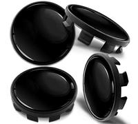 Biomar Labs Compatible con BMW Tapacubos de Centro de Ruedas, un Conjunto Tapas para Llantas de 4 Piezas 68 mm Negro CB 4