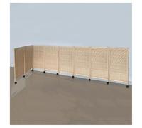 Biombo Corto Plegable De 8 Paneles con Ruedas, Pantalla Opaca De Privacidad, Ideal For Dormitorios Y Guarderías.(47.24 x 15.74in-8 Pieces)
