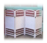 Biombo Corto Plegable, Tejido Opaco, 80 x 40 cm, Ideal para Interiores, Oficina, hogar y guardería (Blanco, 80 x 40 cm, 4 Unidades)