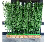 Biombo de bambú Realista for Exteriores: árbol Artificial de imitación for jardín, Ideal for decoración de Interiores y Exteriores.(100cm Base-18 Pole 1m H)