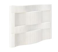 Biombo de Papel, Biombo de Papel Plegable, Biombo retráctil de Papel, Partición portátil de Papel, Biombo de Papel con diseño de Panal, Biombo de Papel, Biombos portátiles de Papel (Blanco)