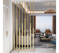 Biombo de privacidad de pared, moderno divisor de habitación con columna de separación de hierro para decoración de oficina y gestión del espacio