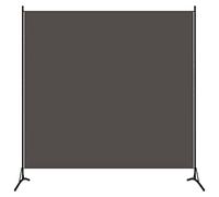 Biombo Divisor de 1 Panel, TANZEM Biombos Separadores, Biombo Separador De Ambientes, Biombos De Separación, Separadores Ambientes,Gris Antracita 175x180 cm