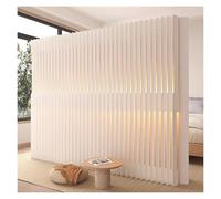 Biombo Divisor de Habitación Biombo Plegable de Papel Luminoso, Panel de Pared de acordeón Independiente, decoración de Fondo de Pared(5X2M/16.4X6.5FT)