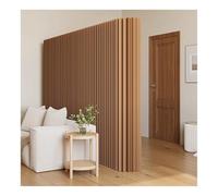 Biombo Divisor de Habitación Modern Foldable Paper Room Dividers, Office Living Room, Clothing Store Decoration, Privacy Partition Wall, Flexible and Retractable Screen(Brown,3x1.6m/9.8x5.24FT)