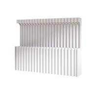 Biombo Divisor de Habitación Separador de ambientes con estantes de Almacenamiento, Utilizado para Salones de Oficina, Tiendas de Ropa, Estudios de Arte, decoración de Fondo(2X2.4M/6.5X7.8FT)