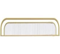 Biombo Divisor de Vidrio para Comedor, hogar, Oficina, Restaurante, Hotel, Decorativo, de Hierro, diseño a Rayas, 30 x 90 cm