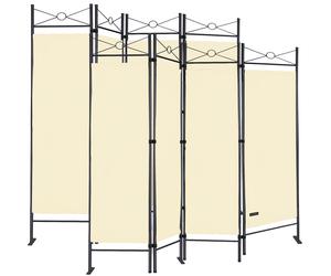 Biombo divisor Lucca set de 2 tela 180x163cm
