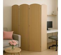 Biombo HWC-O30 - Biombo plegable (4 paneles, 170 x 162 cm)