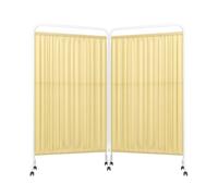 Biombo Independiente, Mampara De Privacidad De Un Solo Panel For Hospitales, Mampara Vertical con Ruedas Silenciosas De 360° For Salones De Belleza.(Color 3,2-Panel)