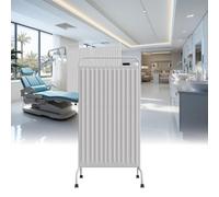 Biombo Médico Con Ruedas, Mampara Médica Plegable, Cerca Temporal Para Salas De Urgencias, Salas De Hospital Y Unidades De Cuidados Intensivos (UCI)(White)