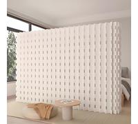 Biombo papel para separar ambientes,Biombos portátiles papel,Biombo de papel para interiores,Biombo retráctil plegable de papel,Mampara de papel plegable portátil,Biombo plegable de papel(118.1x16.9x8