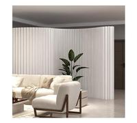 Biombo plegable para separar espacios, Hogar al aire libre interior plegable de los tamaños múltiples la división del tabique Libro Blanco(500x200x36cm)