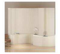 Biombo Plegable Retráctil, Biombo Retráctil De Papel, Biombos De Papel Y Mamparas De Privacidad Plegables, Separador De Ambientes Plegable, Para Hoteles, Oficinas(H180xW43xL400-500cm)