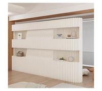 Biombo Retráctil De Papel, Biombos Biombo Plegable Retráctil Separador De Ambientes Pantalla De Privacidad, Separador De Pared Temporal Para La Oficina En Casa(H200xL200-300cm)